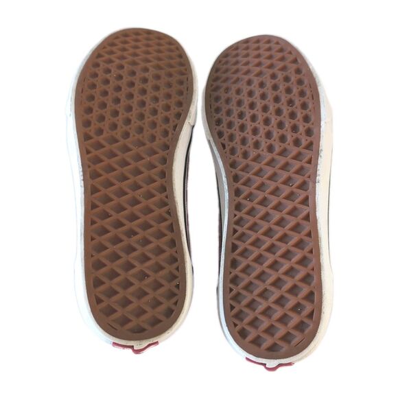 VANS Red Checkerboard Skater Sneakers Unisex, Low Top, Lace-Up - Picture 5 of 8